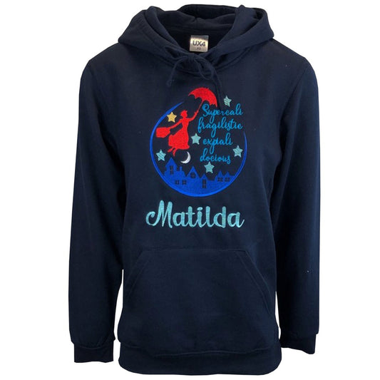 Mary Poppins 'Supercalifragilisticexpialidocious' Children's Personalised Hoodie