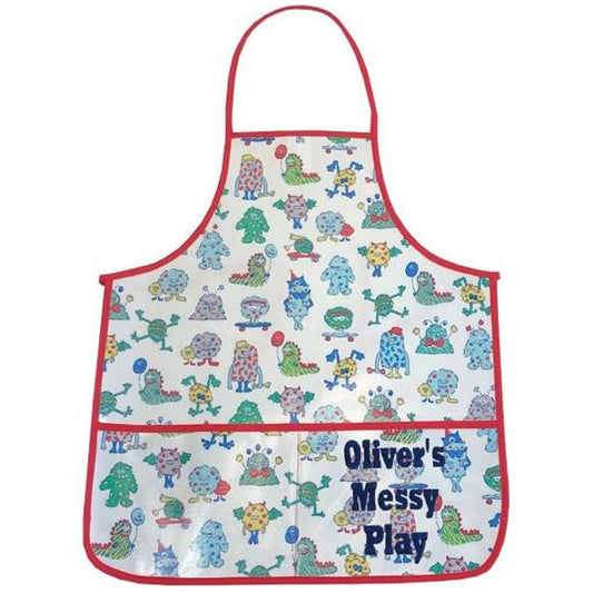 Little Monster Messy Personalised Play Apron