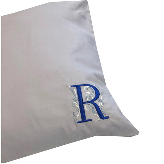 Initial Monogram Personalised Embroidered Pillowcases