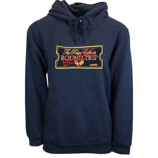 Personalised Embroidered Polar Express Hoodies Unisex Adults