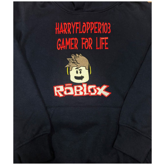 Kids ROBLOXS Personalised Hoodies