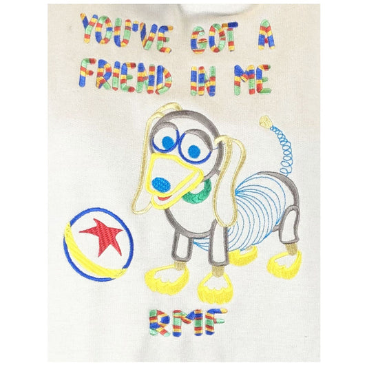 Slinky Dog Toy Story Personalised Embroidered Hoodie